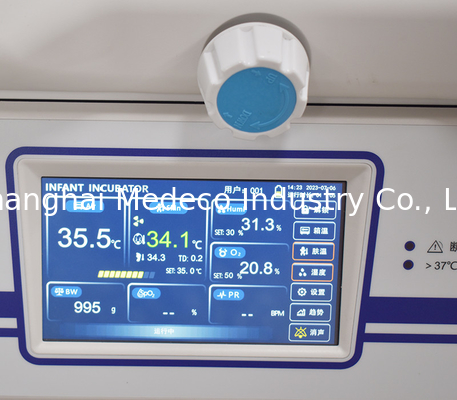 Medische neonatale incubator voor pasgeboren baby's Warmer met vier zelfcontrolealarmen 4000A/B